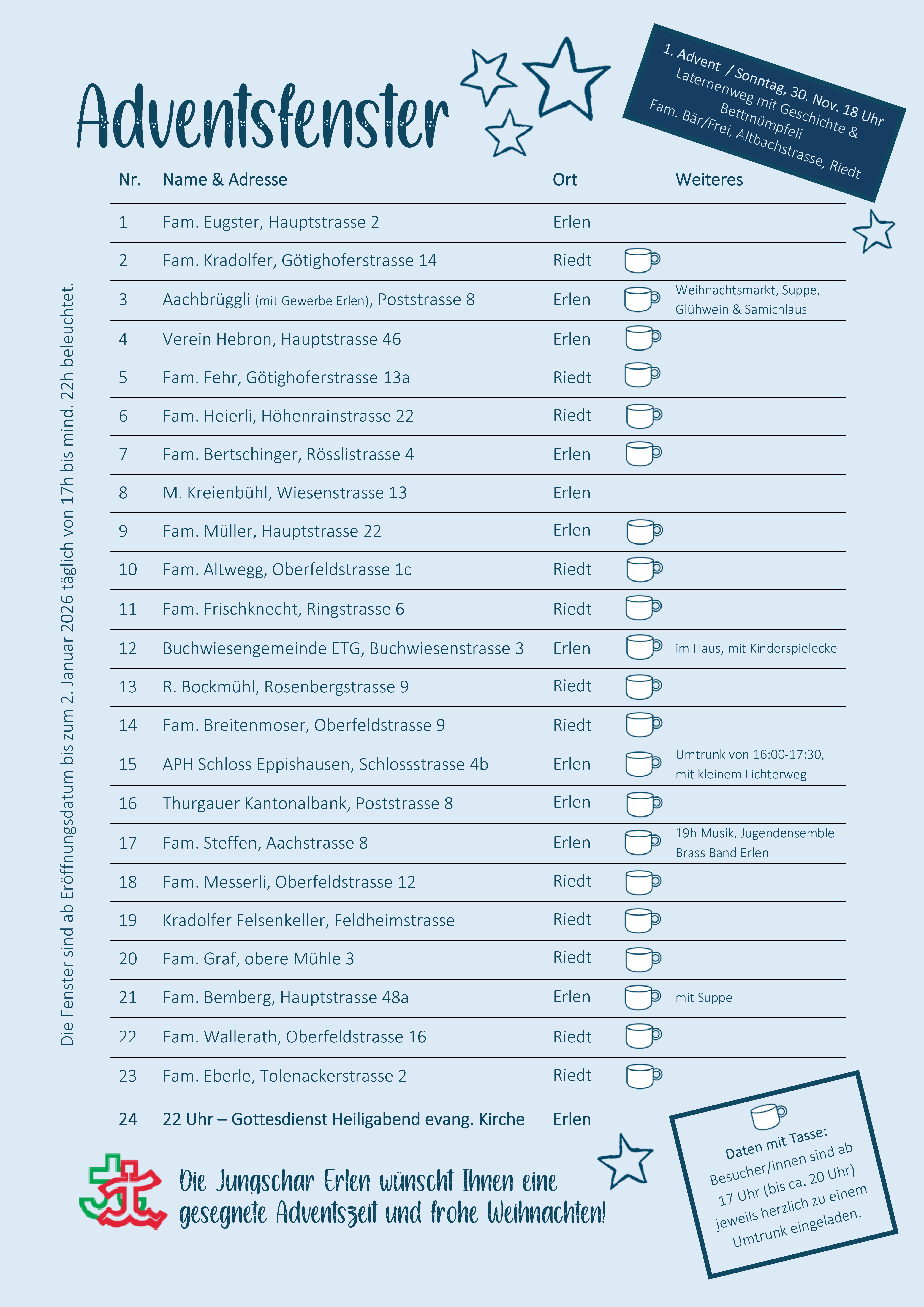 Adventsfenster 2025