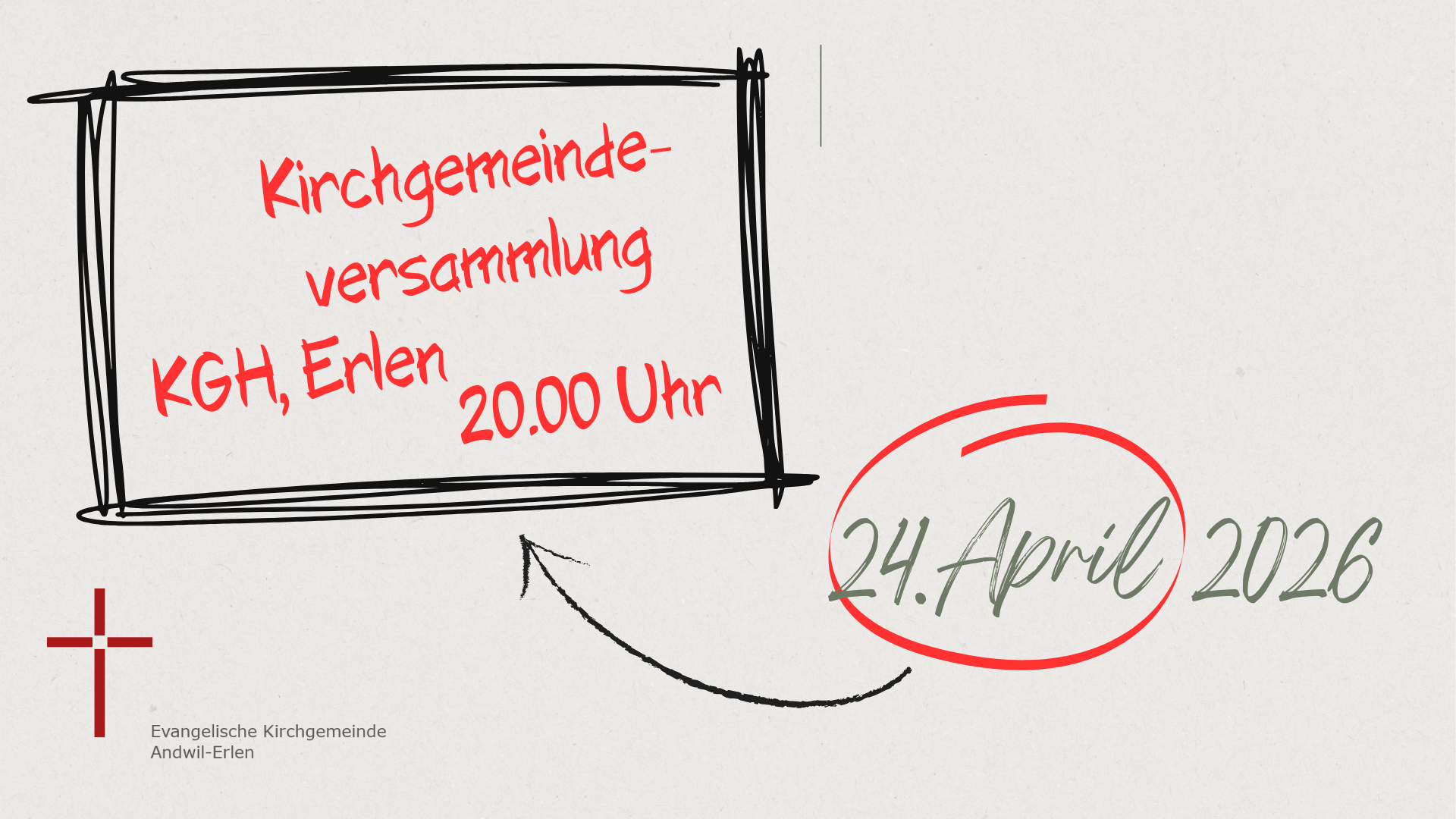 Kirchgemeindeversammlung 2026