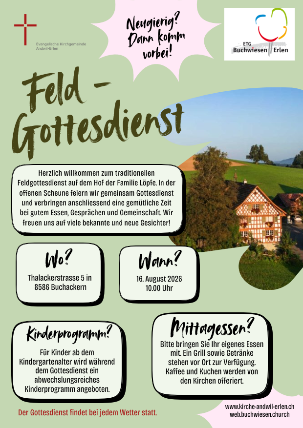 Flyer Feldgottesdienst
