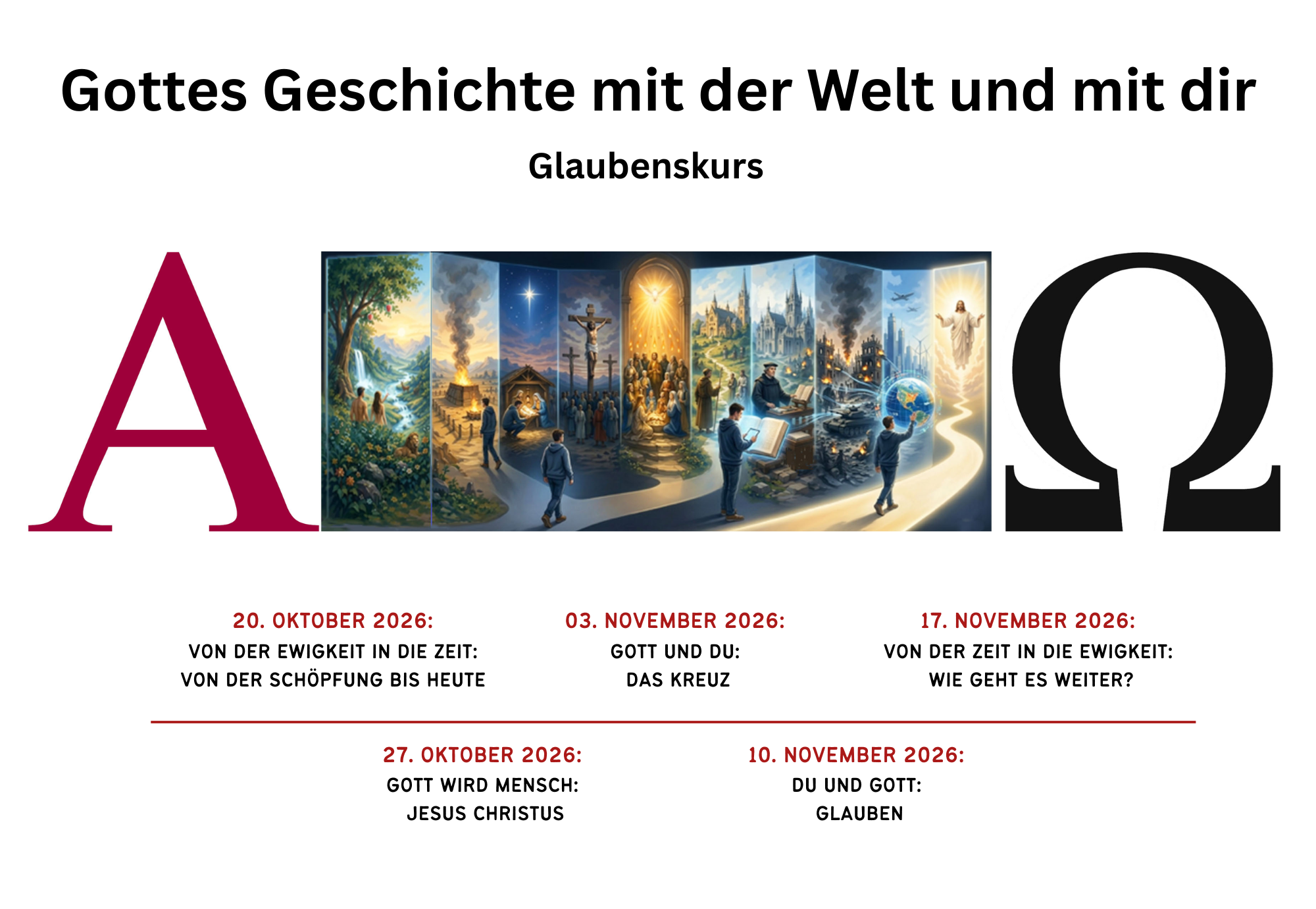 Glaubenskurs - Gottes Geschichte mit der Welt und mit dir